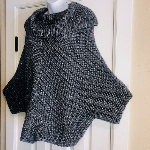 NWT Italy-Paola Manfredi METALLIC Cable Sweater M - Picture 4 of 8